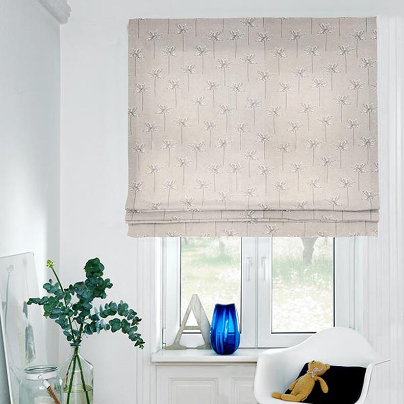 Dandelions Bear Claw Natural Tablecloth