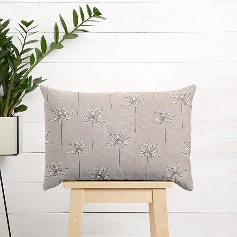 Dandelions Bear Claw Natural Tablecloth