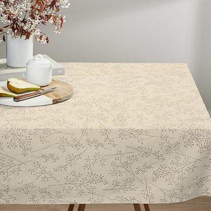 Delicate Branches Natural Tablecloth