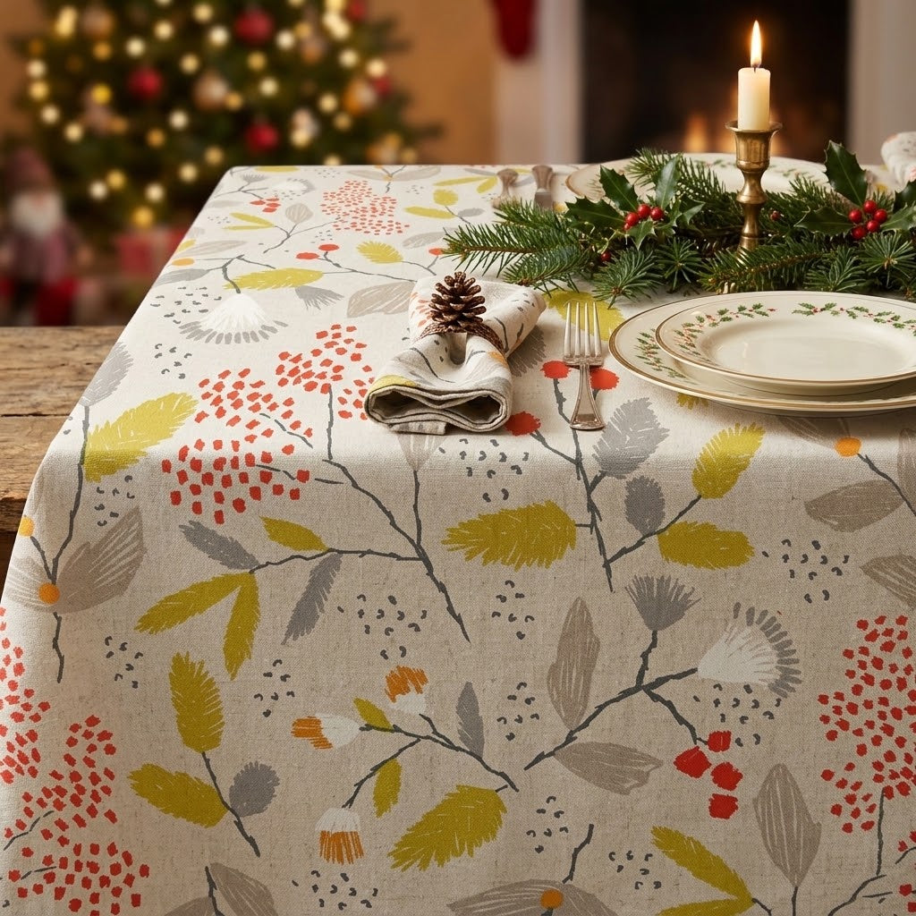 Ashley Wilde Scandi Trail Grey Tablecloth