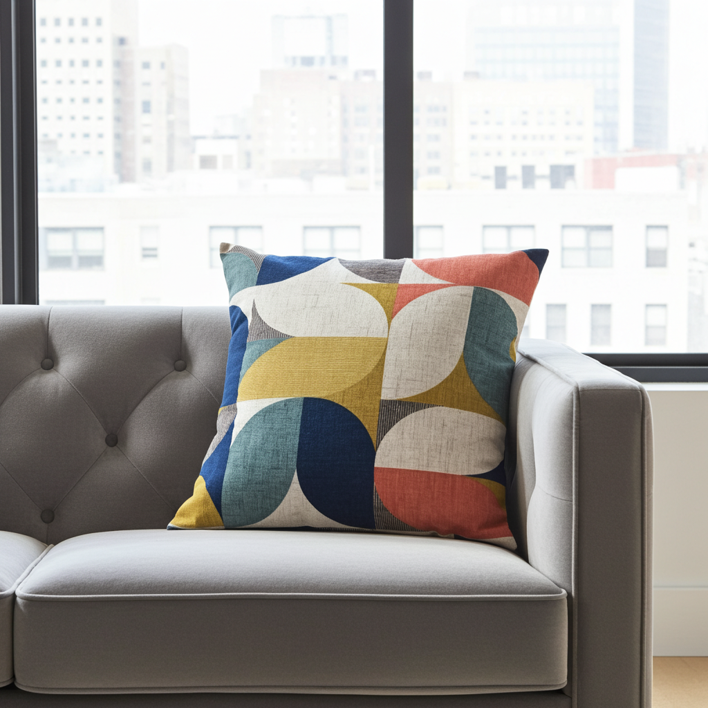 Reno Multi Geometric Cushion Cover