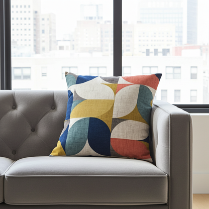 Reno Multi Geometric Cushion Cover