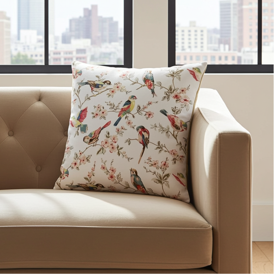 Cath Kidston British Birds Cushion Cover