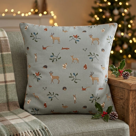 Sophie Allport Woodland Christmas Cushion Cover