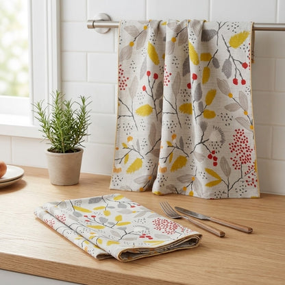 Ashley Wilde Scandi Trail Grey Tea Towels