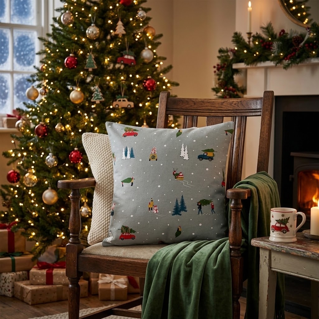 Sophie Allport Home For Christmas Kissenbezug