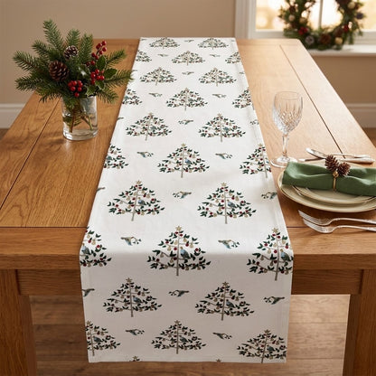 Sophie Allport Partridge Stone - Runner da tavola natalizio