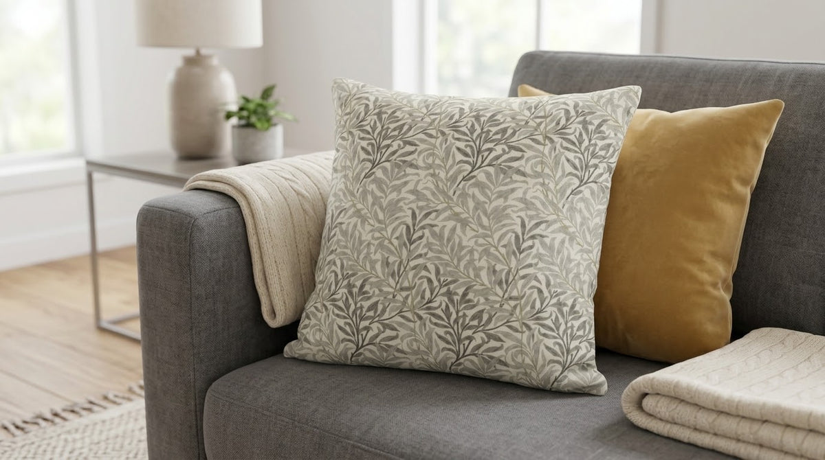 Kissenbezug „Willow Bough“ von William Morris, Naturbeige