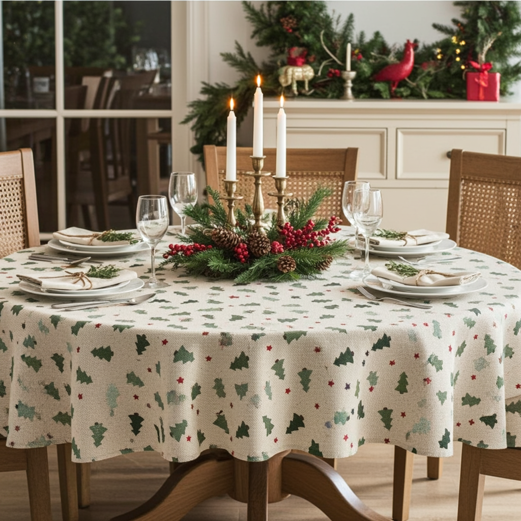 Christmas Tree Tablecloth