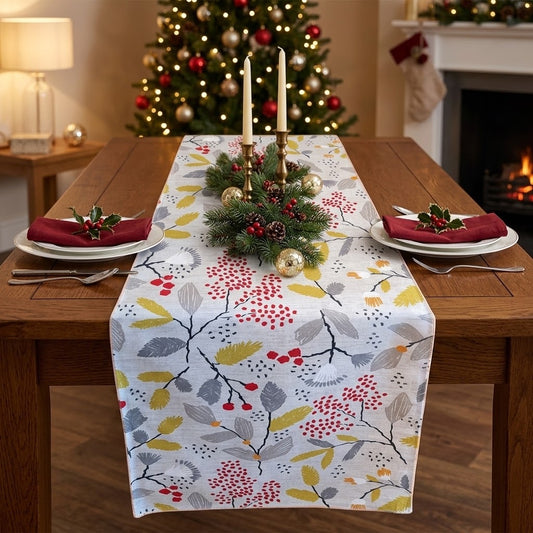 Ashley Wilde Scandi Trail Grey Table Runner