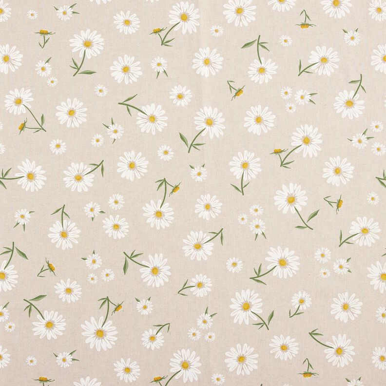 Scattered Daisies Natural White Tablecloth Available In Many Sizes