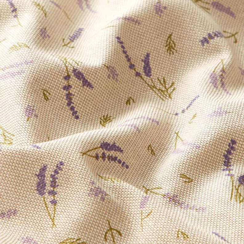 Lavender Natural Tablecloth Available In Many Sizes