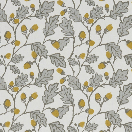 Acorn Trail Yellow Grey White Table Runner - CushionCoverAndDecor