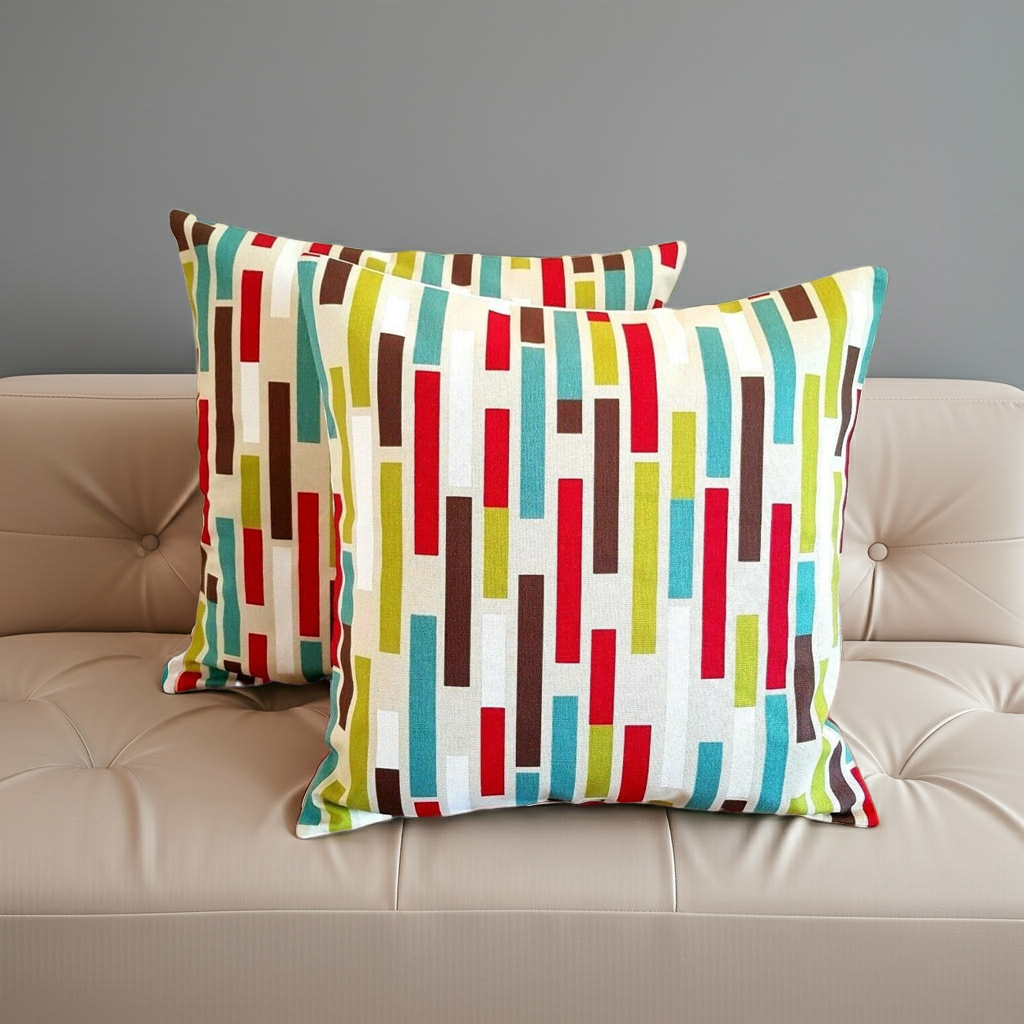 Azari Multi Geometric Cushion Cover