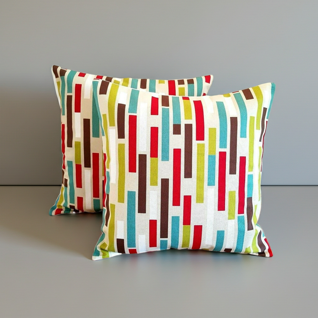 Azari Multi Geometric Cushion Cover