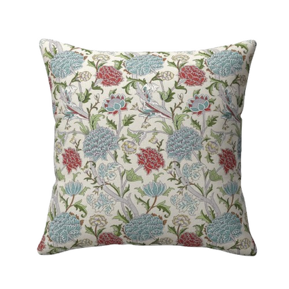 William Morris Cray Floral Paradise Blue Cushion Cover