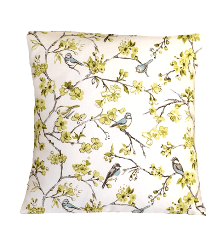 Bird Citrus Flower Blossom Cushion Covers - CushionCoverAndDecor