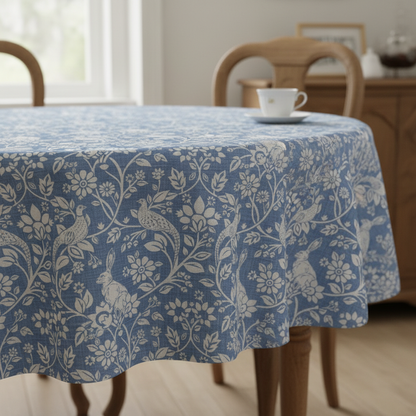 Heathland Floral Wildlife Hares Game Tablecloth