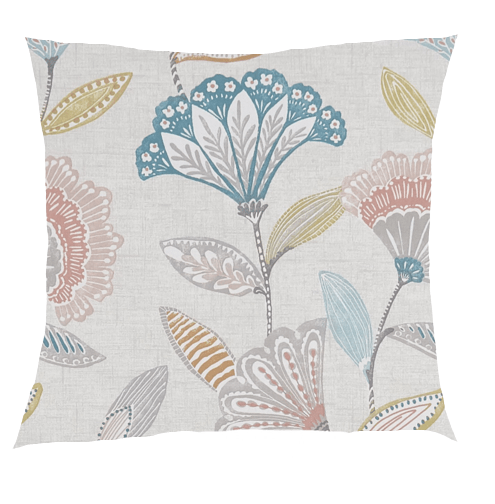 Bohemia Coral Teal Cushion Cover - CushionCoverAndDecor