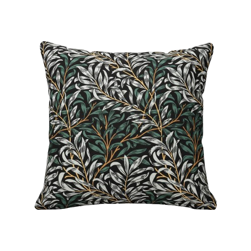 William Morris Willow Bough Shadow  Cushion Cover