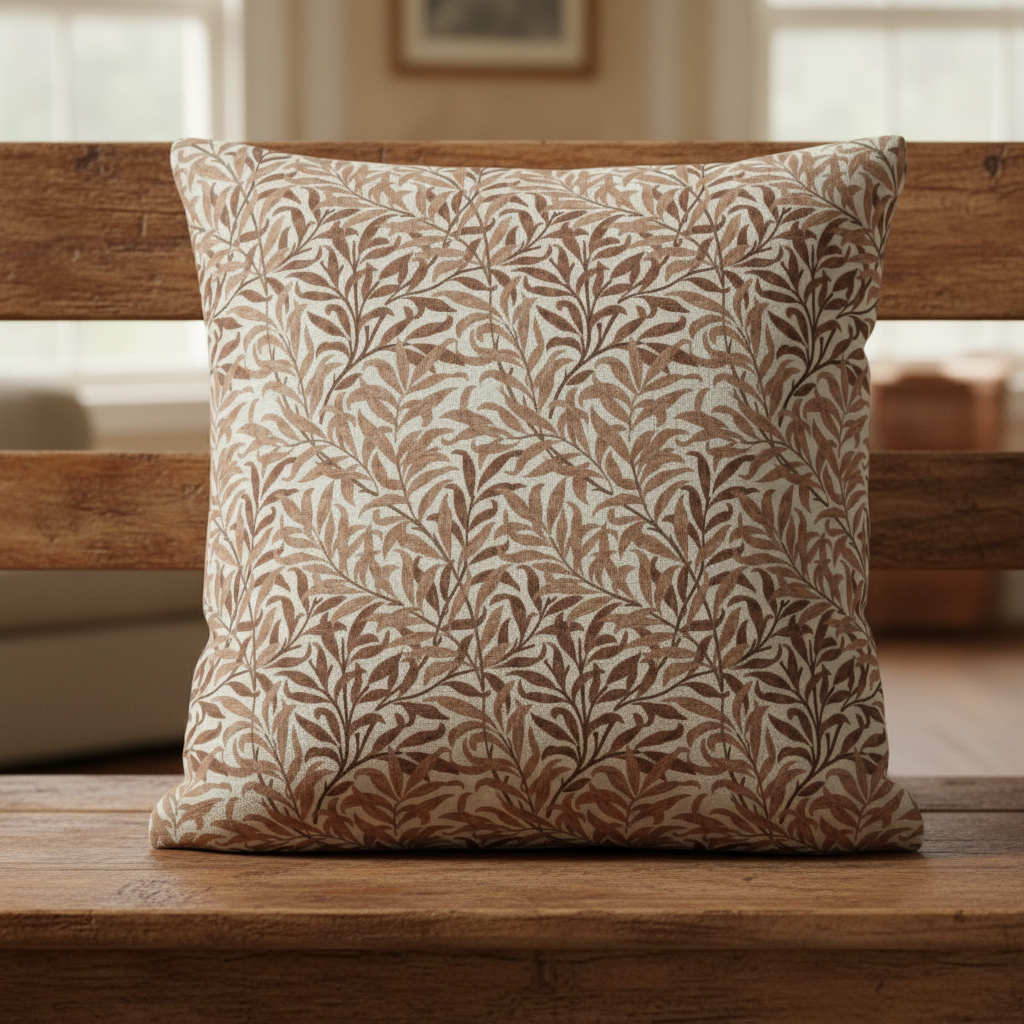 Kissenbezug „Willow Bough Rust“ von William Morris
