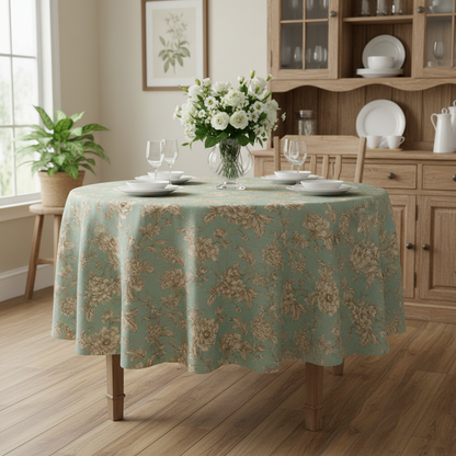 Tischdecke in Aquitaine Rose Blue