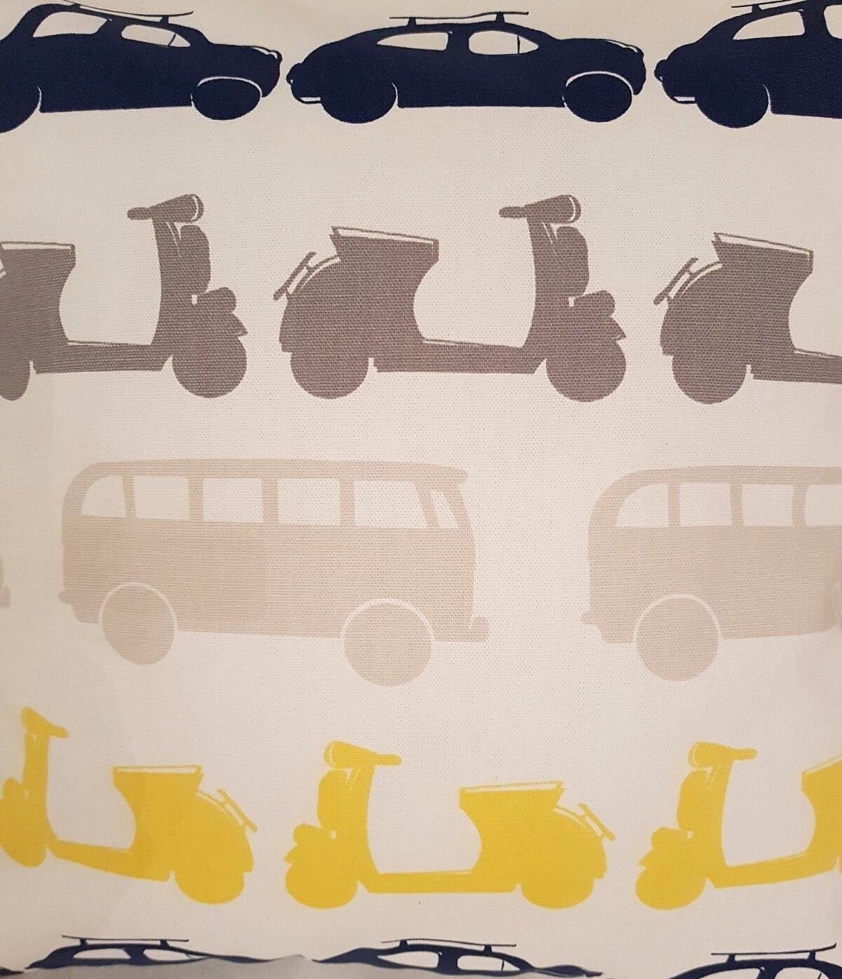 Cars Bus Childrens Cushion Cover - CushionCoverAndDecor