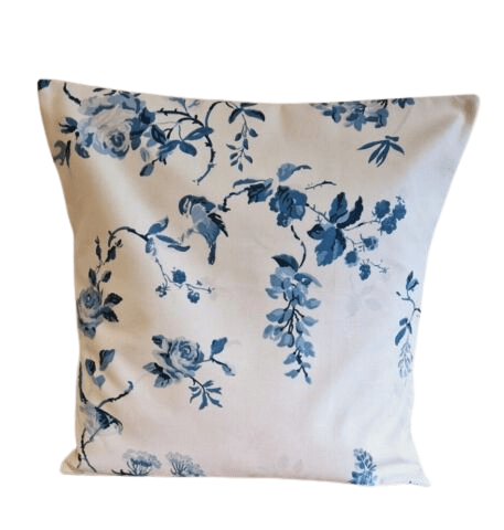 Cath Kidston Birds And Roses Blue Cushion Cover - CushionCoverAndDecor