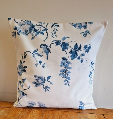 Cath Kidston Birds And Roses Blue Cushion Cover - CushionCoverAndDecor