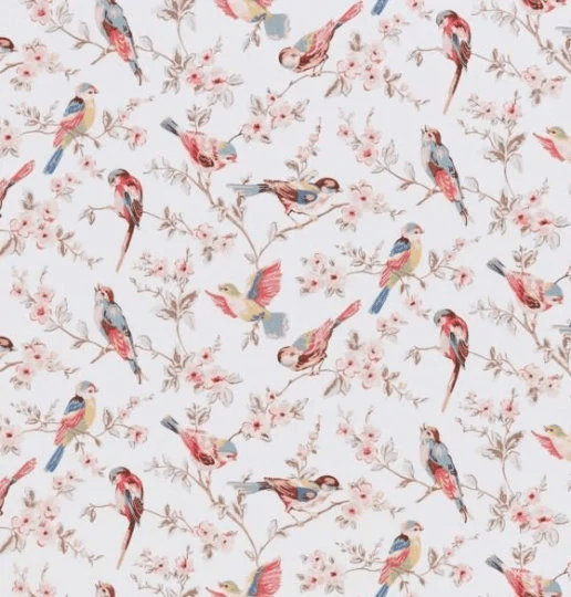 Cath Kidston British Birds Cushion Cover , Birds Floral Pillow cover - CushionCoverAndDecor