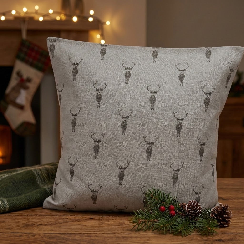 Sophie Allport Highland Stag Cushion Cover
