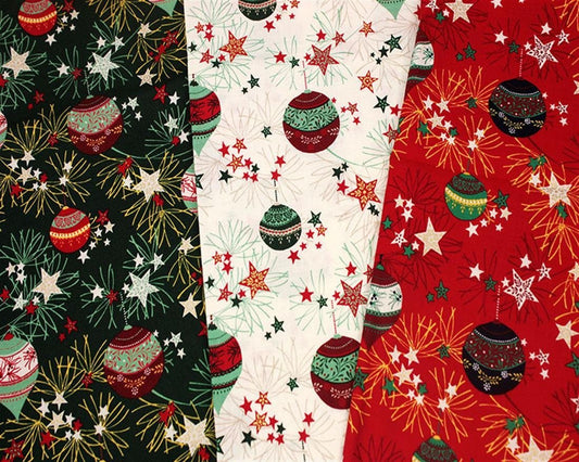 Christmas Baubles Tablecloth - CushionCoverAndDecor