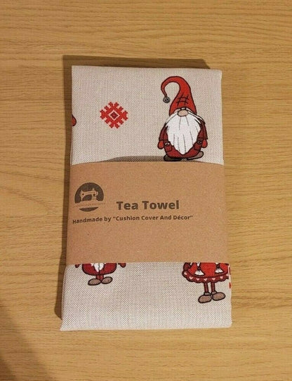 Christmas Cotton Kitchen Tea Towel - CushionCoverAndDecor