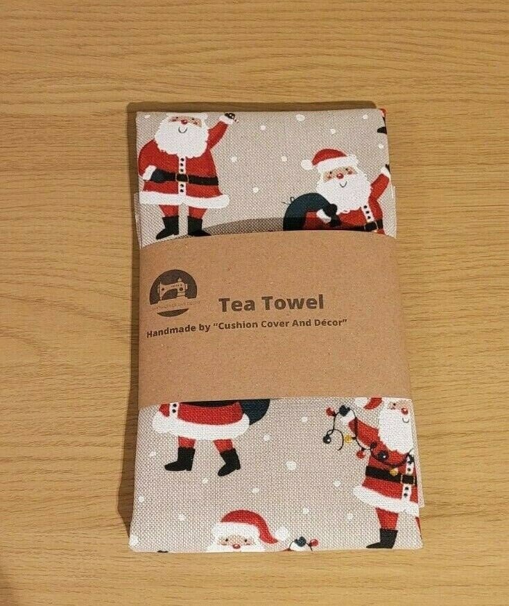 Christmas Cotton Kitchen Tea Towel - CushionCoverAndDecor