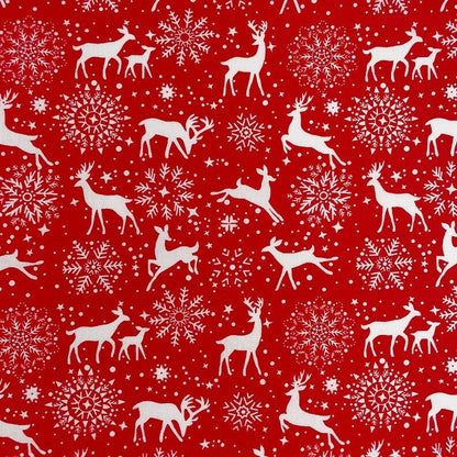 Christmas Cushion Cover Red Design 10" 12" 14" 16" 17" 18" 20" 22" 24" 26" - CushionCoverAndDecor