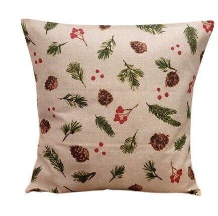 Christmas Cushion Cover , Winter Twigs Pillow cover , Twigs Pillow , Cushion Cover UK 10" 12" 14" 16" 17" 18" 20" 22" 24" 26" - CushionCoverAndDecor