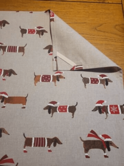 Christmas Dachshund Sausage Dog Tea Towels , Kitchen Towels . - CushionCoverAndDecor