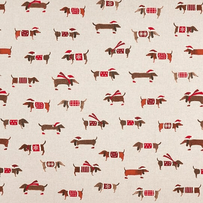 Christmas Dachshund Sausage Dog Tea Towels , Kitchen Towels . - CushionCoverAndDecor