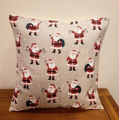 Christmas Gnome Santa Reindeer Cushion Cover - CushionCoverAndDecor