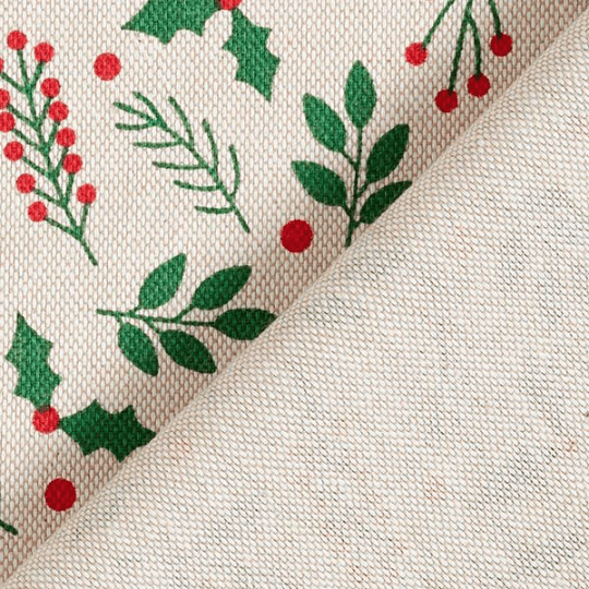 Christmas Mistletoe & Berries Tablecloth Available In Many Sizes - CushionCoverAndDecor