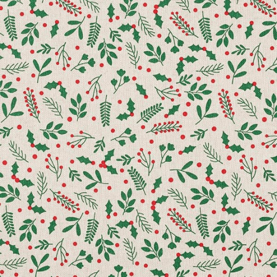 Christmas Mistletoe & Berries Tablecloth Available In Many Sizes - CushionCoverAndDecor