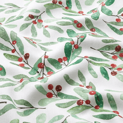 Christmas Mistletoe & Berries Tablecloth Available In Many Sizes - CushionCoverAndDecor