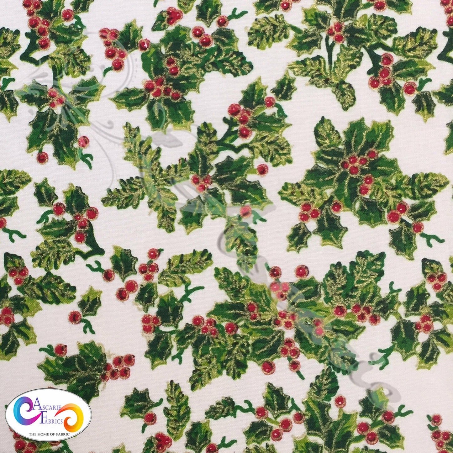 Christmas Napkins , Cloth Napkin , Christmas Tablecloth Green Red White Christmas Tree , Holly Design - CushionCoverAndDecor