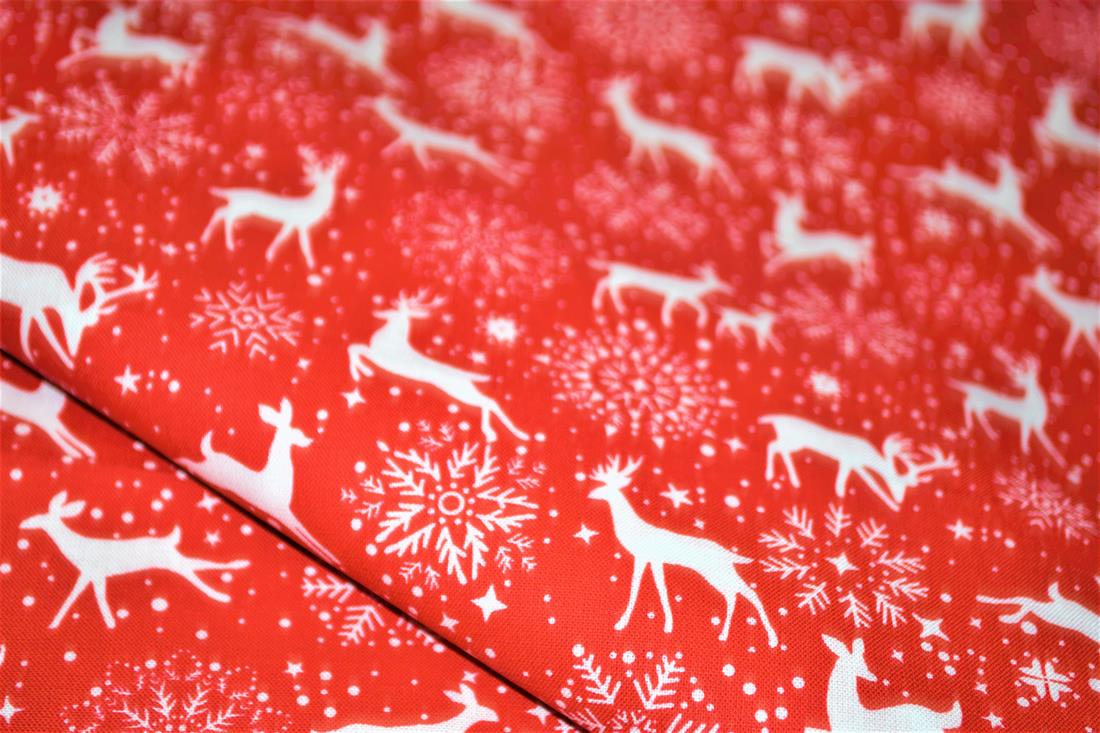 Christmas Reindeer Red Tablecloth Available In Many Sizes - CushionCoverAndDecor