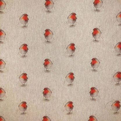 Christmas Robin Placemat , Robin Placemat , Xmas Festive Placemat , Red Robin Placemat , Xmas Festive Linen Look Placemat - CushionCoverAndDecor