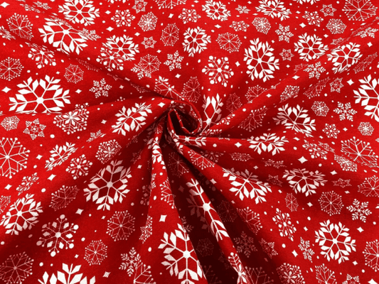 Christmas Snowflake Red Tablecloth Available In Many Sizes - CushionCoverAndDecor