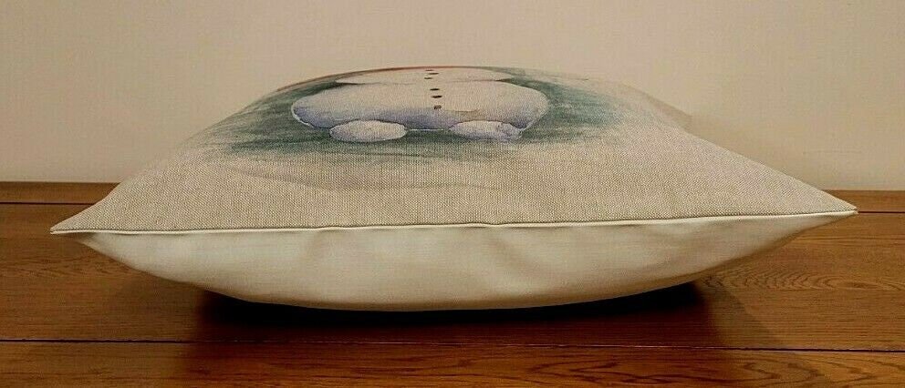 Christmas Snowman Cushion Cover - CushionCoverAndDecor