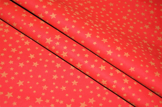 Christmas Stars Red Gold Tablecloth Available In Many Sizes - CushionCoverAndDecor