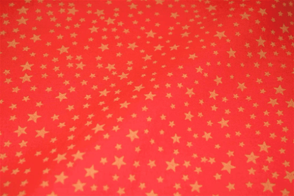 Christmas Stars Red Gold Tablecloth Available In Many Sizes - CushionCoverAndDecor