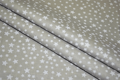 Christmas Stars Silver Grey Tablecloth Available In Many Sizes - CushionCoverAndDecor